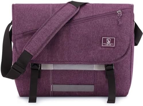 OIWAS Messenger Bag for Men, 15.6 Inch Laptop Crossbody Bags Women Casual Satchel Shoulder Bag College Travel Office