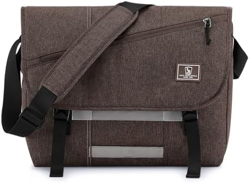 OIWAS Messenger Bag for Men, 15.6 Inch Laptop Crossbody Bags Women Casual Satchel Shoulder Bag College Travel Office