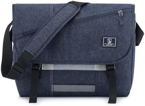 OIWAS Messenger Bag for Men, 15.6 Inch Laptop Crossbody Bags Women Casual Satchel Shoulder Bag College Travel Office