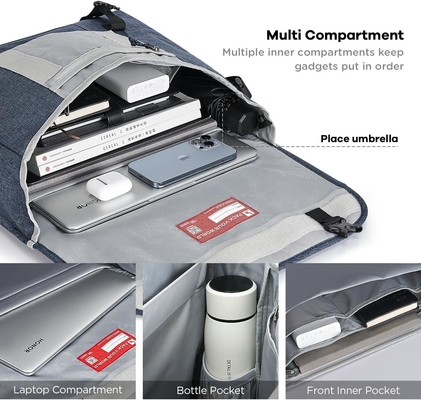 OIWAS Messenger Bag for Men, 15.6 Inch Laptop Crossbody Bags Women Casual Satchel Shoulder Bag College Travel Office