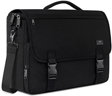 MESSENGER BAG FOR MEN, WOMEN BRIEFCASES LIGHTWEIGHT MEN'S LAPTOP BAG 15.6 INCH WATER RESISTANT CROSSBODY SCHOOL