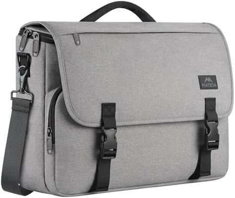 MESSENGER BAG FOR MEN, WOMEN BRIEFCASES LIGHTWEIGHT MEN'S LAPTOP BAG 15.6 INCH WATER RESISTANT CROSSBODY SCHOOL