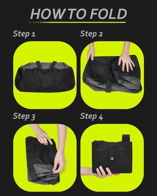 BAGSMART GYM BAGS FOR MEN WOMEN, FOLDABLE TRAVEL DUFFLE BAG, LIGHTWEIGHT WEEKENDER DUFFEL BAG WITH SHOE COMPARTMENT,