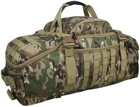 GYM BAG DUFFLE BAGS BACKPACK TRAVEL DUFFLE BAG WITH WEEKEND OVERNIGHT BAG FOR OUTDOOR TACTICAL SPORTS TRAVEL CAMPING