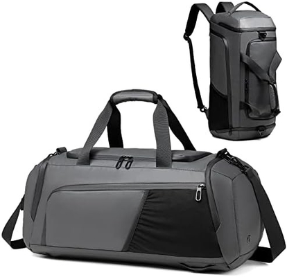 GYM DUFFLE BAG WATERPROOF SPORTS DUFFEL BAGS TRAVEL WEEKENDER BAG FOR MEN WOMEN OVERNIGHT BAG WITH SHOES COMPARTMENT