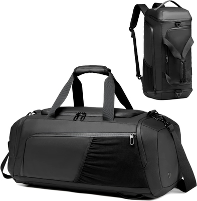 GYM DUFFLE BAG WATERPROOF SPORTS DUFFEL BAGS TRAVEL WEEKENDER BAG FOR MEN WOMEN OVERNIGHT BAG WITH SHOES COMPARTMENT