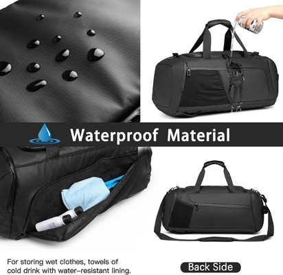 GYM DUFFLE BAG WATERPROOF SPORTS DUFFEL BAGS TRAVEL WEEKENDER BAG FOR MEN WOMEN OVERNIGHT BAG WITH SHOES COMPARTMENT