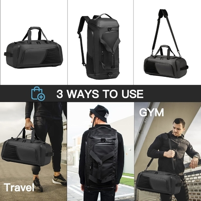 GYM DUFFLE BAG WATERPROOF SPORTS DUFFEL BAGS TRAVEL WEEKENDER BAG FOR MEN WOMEN OVERNIGHT BAG WITH SHOES COMPARTMENT