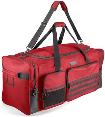 Fitdom 130L 36&quot; Heavy Duty Extra Large Sports Gym Equipment Travel Duffle Bag W/Adjustable Shoulder Strap &amp; 7 Compartmen
