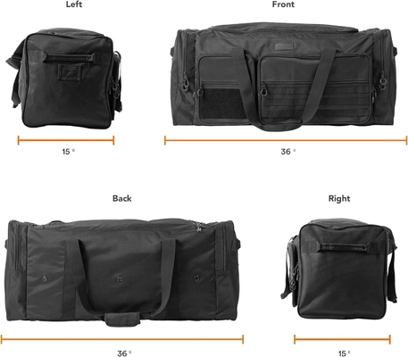 Fitdom 130L 36&quot; Heavy Duty Extra Large Sports Gym Equipment Travel Duffle Bag W/Adjustable Shoulder Strap &amp; 7 Compartmen