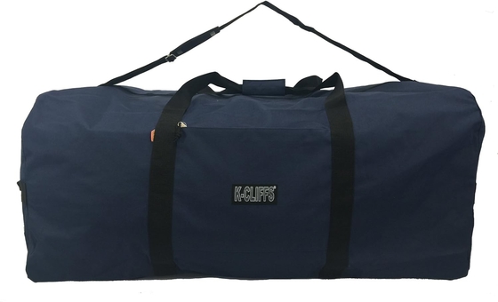 HEAVY DUTY CARGO DUFFEL LARGE SPORT GEAR DRUM SET EQUIPMENT HARDWARE TRAVEL BAG ROOFTOP RACK BAG (36&quot; X 17&quot; X 17&quot;, NAVY)