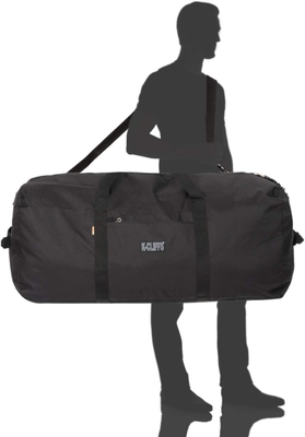 HEAVY DUTY CARGO DUFFEL LARGE SPORT GEAR DRUM SET EQUIPMENT HARDWARE TRAVEL BAG ROOFTOP RACK BAG (36&quot; X 17&quot; X 17&quot;, NAVY)