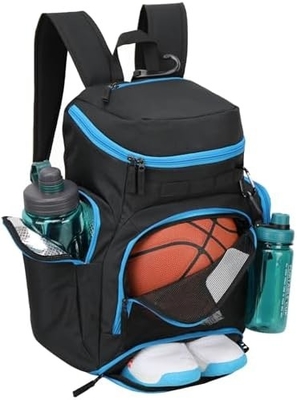 BASKETBALL BACKPACK LARGE SPORTS BAG, GYM BAG WITH BALL COMPARTMENT AND SHOE COMPARTMENT TO STORE SPORTS SHOES WATER