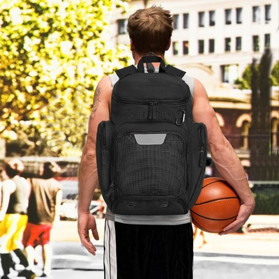BASKETBALL BACKPACK LARGE SPORTS BAG, GYM BAG WITH BALL COMPARTMENT AND SHOE COMPARTMENT TO STORE SPORTS SHOES WATER