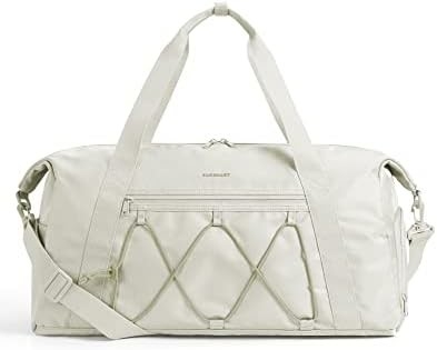 BAGSMART Gym Bag With Shoe Compartment & Wet Pocket, Lightweight Sports Travel Duffel Bag, C TO STORE SPORTS SHOES WATER