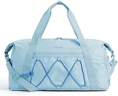 BAGSMART Gym Bag With Shoe Compartment & Wet Pocket, Lightweight Sports Travel Duffel Bag, C TO STORE SPORTS SHOES WATER