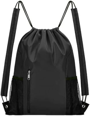 BEEGREEN DRAWSTRING-BACKPACK-GYM-BAG, LARGE SPORTS BAG, STRING BACKPACK CINCH SACK FOR MEN AND WOMEN RED