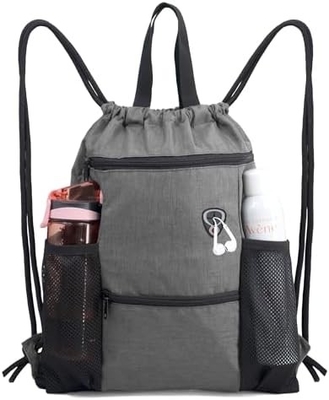 BEEGREEN DRAWSTRING-BACKPACK-GYM-BAG, LARGE SPORTS BAG, STRING BACKPACK CINCH SACK FOR MEN AND WOMEN RED