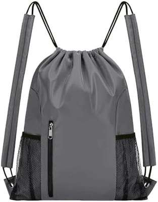 BEEGREEN DRAWSTRING-BACKPACK-GYM-BAG, LARGE SPORTS BAG, STRING BACKPACK CINCH SACK FOR MEN AND WOMEN RED