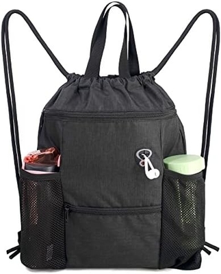 BEEGREEN DRAWSTRING-BACKPACK-GYM-BAG, LARGE SPORTS BAG, STRING BACKPACK CINCH SACK FOR MEN AND WOMEN RED