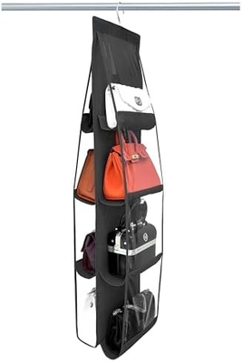 PURSE ORGANIZER - 2 PACK, PURSE HANGER、2024 MODEL、PURSE ORGANIZER FOR CLOSET、THICKEN METAL HOOKS,HAND BAG STORAGE