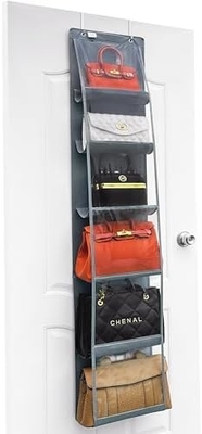 PURSE ORGANIZER - 2 PACK, PURSE HANGER、2024 MODEL、PURSE ORGANIZER FOR CLOSET、THICKEN METAL HOOKS,HAND BAG STORAGE
