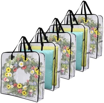 VENO 5 PACK MOVING BAGS, WREATH STORAGE BAG, GARLAND CONTAINER, MOVING AND PACKING SUPPLIES FOR COLLEGE. MOVING BOXES
