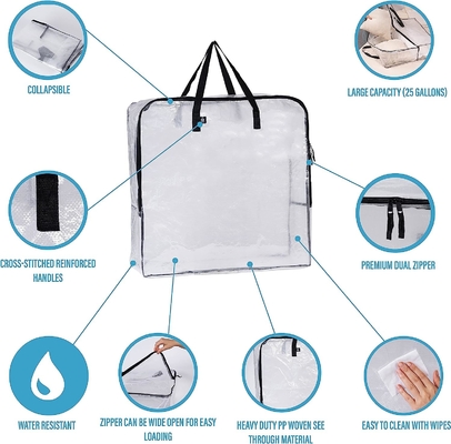 VENO 5 PACK MOVING BAGS, WREATH STORAGE BAG, GARLAND CONTAINER, MOVING AND PACKING SUPPLIES FOR COLLEGE. MOVING BOXES