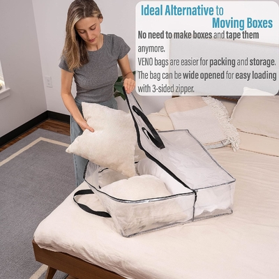 VENO 5 PACK MOVING BAGS, WREATH STORAGE BAG, GARLAND CONTAINER, MOVING AND PACKING SUPPLIES FOR COLLEGE. MOVING BOXES