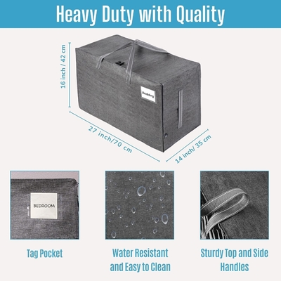 VENO 8 Pack Moving Bags, Moving Supplies, Moving Boxes, College Packing Storage Boxes With Lids Alternative, Heavy Duty
