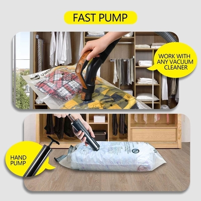 12 PACK VACUUM STORAGE BAGS (3 X JUMBO, 3 X LARGE, 3 X MEDIUM, 3 X SMALL), SPACE SAVER SEALER COMPRESSION BAGS WITH