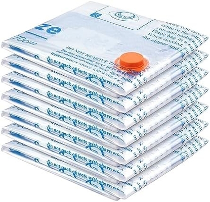8 PACK VACUUM STORAGE BAGS WITH ELECTRIC AIR PUMP，2 JUMBO,2 LARGE,2 MIDIUM,2 SMALL BAGS