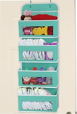 2 Pack Wall Hanging Bag Organizer Basket with Pockets for Bathroom Bedroom Kitchen Dorm Room Essentials Rv Storage and O