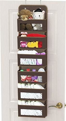 2 Pack Wall Hanging Bag Organizer Basket with Pockets for Bathroom Bedroom Kitchen Dorm Room Essentials Rv Storage and O