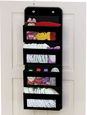 2 Pack Wall Hanging Bag Organizer Basket with Pockets for Bathroom Bedroom Kitchen Dorm Room Essentials Rv Storage and O