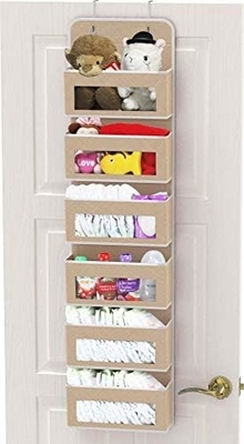 2 Pack Wall Hanging Bag Organizer Basket with Pockets for Bathroom Bedroom Kitchen Dorm Room Essentials Rv Storage and O
