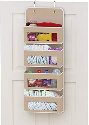 2 Pack Wall Hanging Bag Organizer Basket with Pockets for Bathroom Bedroom Kitchen Dorm Room Essentials Rv Storage and O