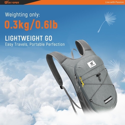 SKYSPER Foldable Hiking Backpack - 10L Small Lightweight Daypack Breathable Travel Backpacks for Men Women
