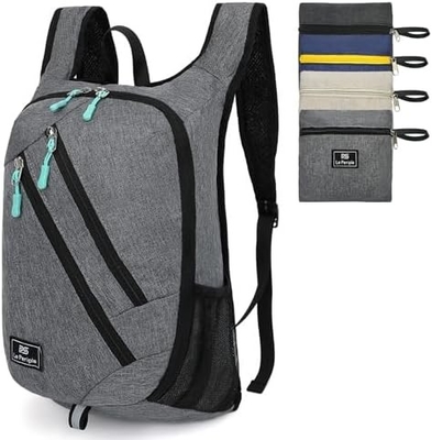 Small Daypack 15L Hiking Backpack Foldable Small Backpack Lightweight Packable backpack Travel Day pack for Women Men,bl