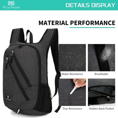Small Daypack 15L Hiking Backpack Foldable Small Backpack Lightweight Packable backpack Travel Day pack for Women Men,bl