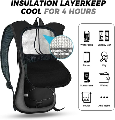 Hydration Backpack Hydration Pack Water Backpack with 2L(70-Ounce) Hydration Bladder for Men Women Kids for Running