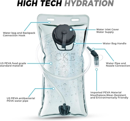 Hydration Backpack Hydration Pack Water Backpack with 2L(70-Ounce) Hydration Bladder for Men Women Kids for Running