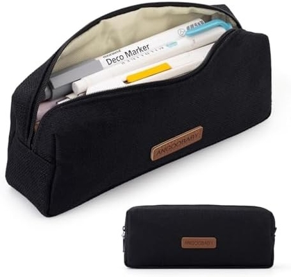 ANGOOBABY Small Pencil Case Student Pencil Pouch Coin Pouch Cosmetic Bag Office Stationery Organizer For Teen School