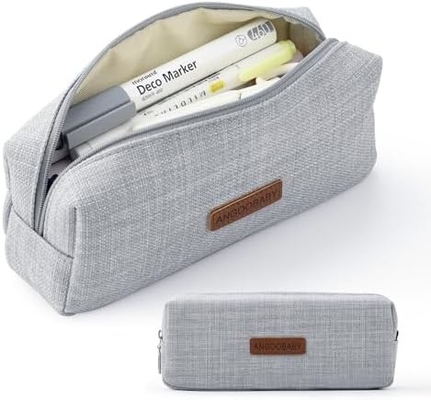 ANGOOBABY Small Pencil Case Student Pencil Pouch Coin Pouch Cosmetic Bag Office Stationery Organizer For Teen School