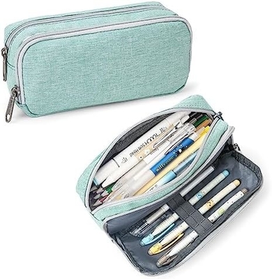 Cotton and linen 【Premium Material】:High quality cotton and linen，this pen case used the smooth zipper, it is smoother