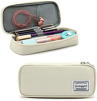 FUXINGYAO PENCIL CASE, MULTI- SLOT PENCIL POUCH, PORTABLE PENCIL BAG, PEN CASE FOR&amp; OFFICE(BLACK)