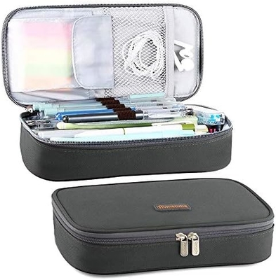Homecube Pencil Case Capacious Pen Pencil Holder Box Makeup Pens Pouch Oxford Cloth Bag Large Storage Stationery
