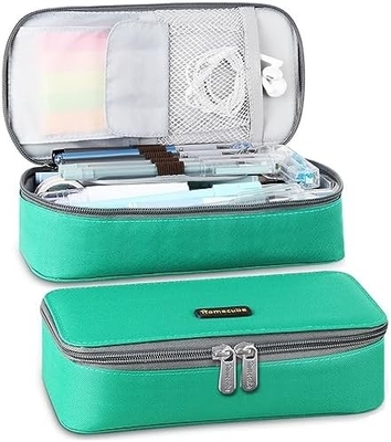 Homecube Pencil Case Capacious Pen Pencil Holder Box Makeup Pens Pouch Oxford Cloth Bag Large Storage Stationery
