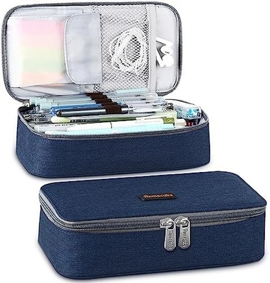 Homecube Pencil Case Capacious Pen Pencil Holder Box Makeup Pens Pouch Oxford Cloth Bag Large Storage Stationery