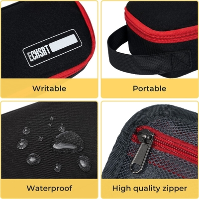 ECHSRT Large Pencil Case, Aesthetic Pen Pouch With Big Capacity, Minimalist Portable Stationery Bag With Handle For